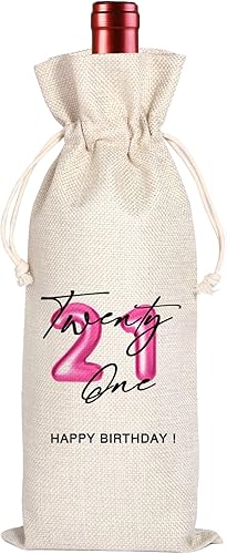 Miniatura 6 de Bolsa de vino de cumpleaños 50  Regalo personalizado de cincuenta para él y ella  Recuerdos de fiesta de 50 cumpleaños 11WB33