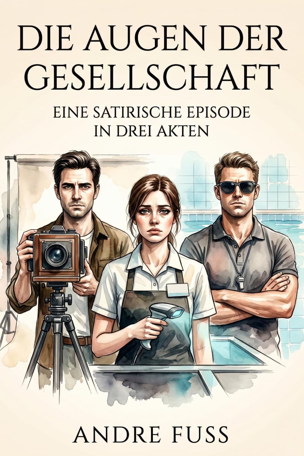 Die Augen der Gesellschaft: Ein satirischer Episodenroman in drei Akten (Alltag des blutigen Wahnsinns - Satirische Protokolle)