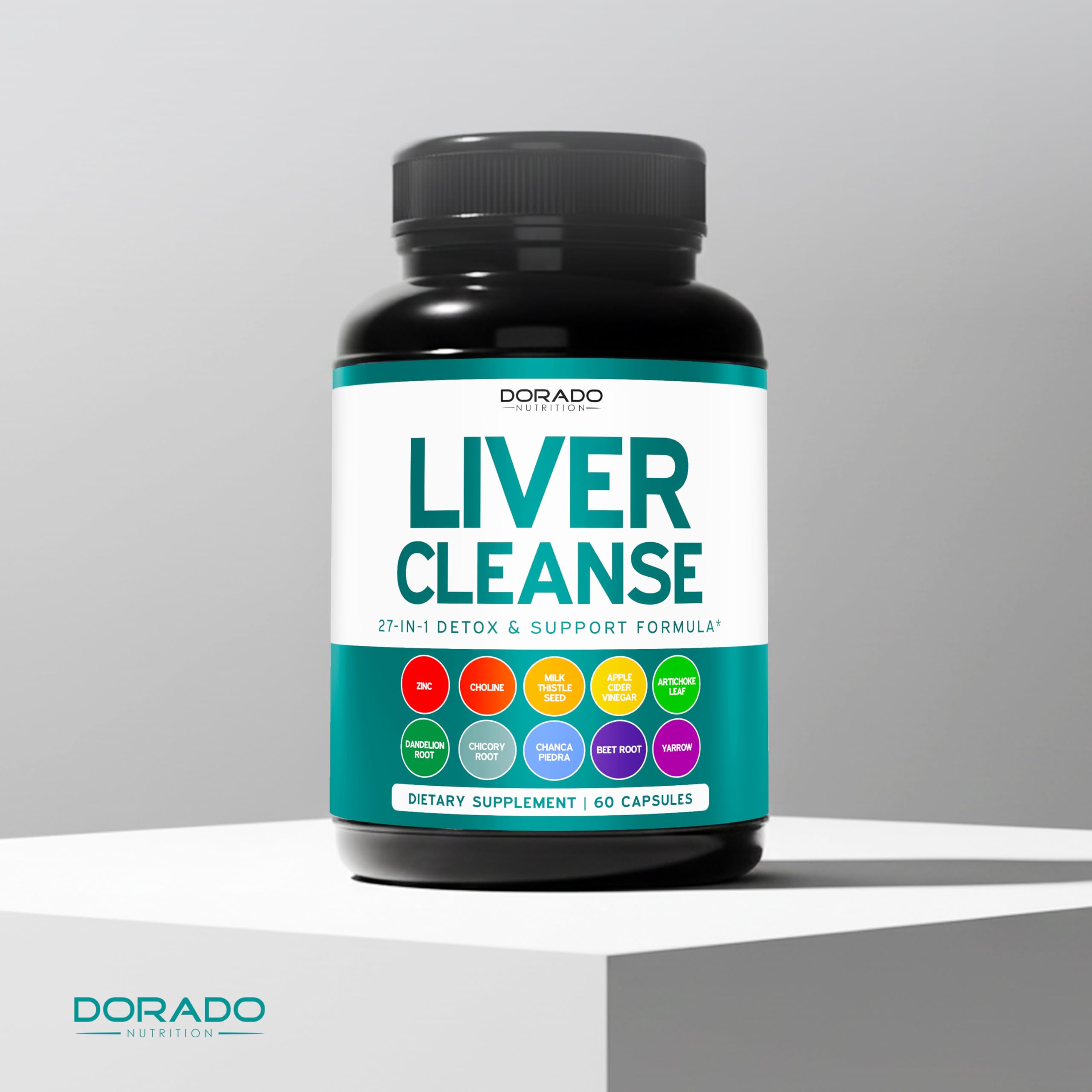 Liver Cleanse Detox & Repair 27 in 1 Formula - Milk Thistle, Dandelion Root, Turmeric, Artichoke Extract & More - Liver Detox Support Supplement - 3rd Party Tested, Vegan Safe & USA Made (60 Count) — Amazon image 5