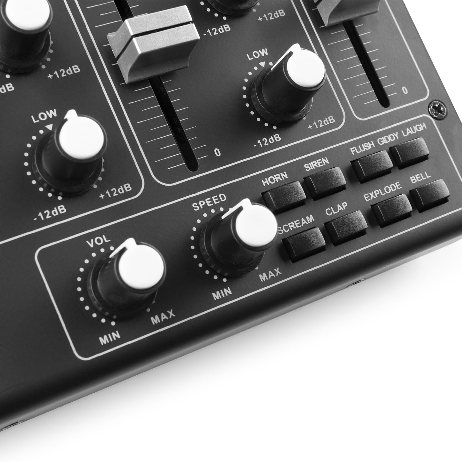 Vonyx STM2290 Table de Mixage DJ 8 Canaux, Entrée USB, Bluetooth, 8 Effets sons Individuels, Equalizer 5 Bandes, Entrée Micro et Sortie Casque, Écran LCD