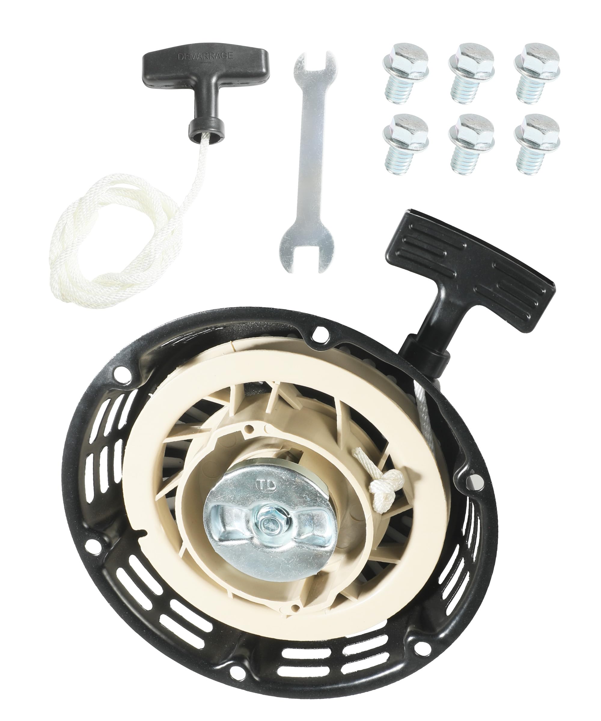 Pull Start Assembly,Car Accessories Recoil Starter Assembly,Pull Recoil Start Spark Plug,Mini Bike Pull Start,Pull Start Recoil Starter Assembly,Suitable for CT200U CT200U-EX BT200X Mini Bike