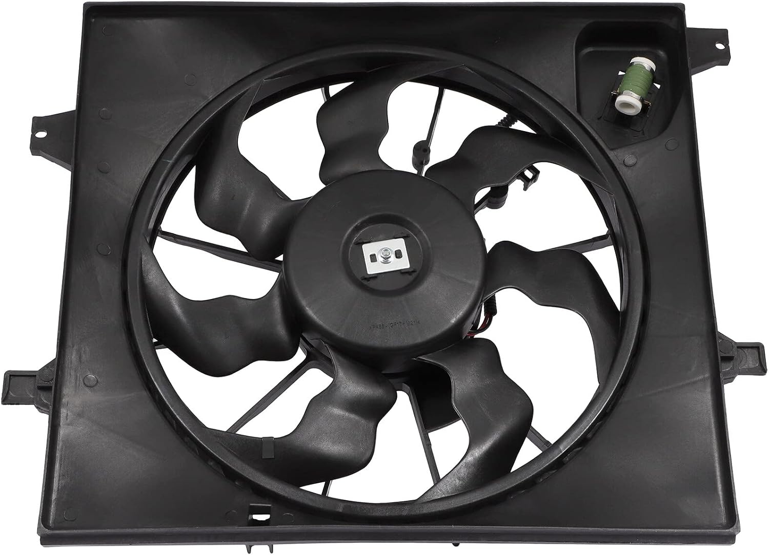 SCITOO 253802K000 Radiator Cooling Fan Compatible for 2010-2011 for Kia for Soul