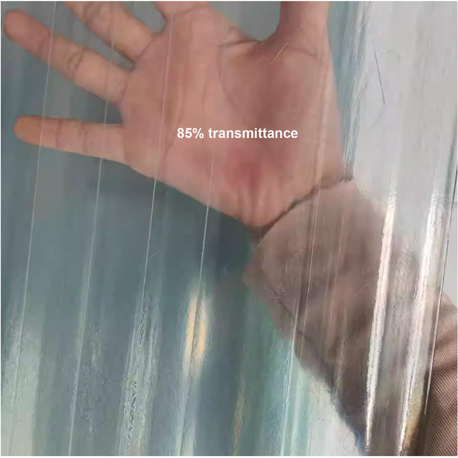 Panel para Tejado Transparente,Hojas de Techo Corrugados de 1,5 mm,Paneles de iluminación Natural FRP con Protección UV,Paneles para Tejado,1/3/5/6/8/10/13/15/18/20 Piezas (0.9x0.6m/35x24in,18 Pcs)