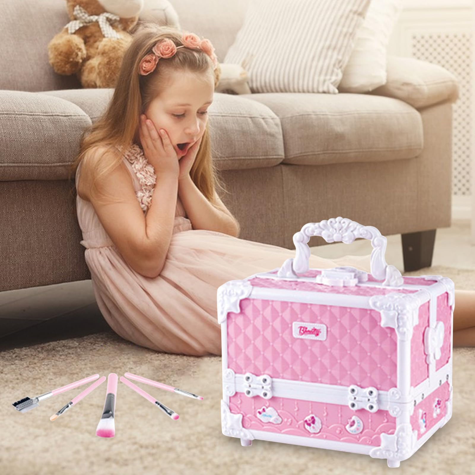 Amazon | DSOPV子供用メイクアップセット 子供 女の子 プリンセス