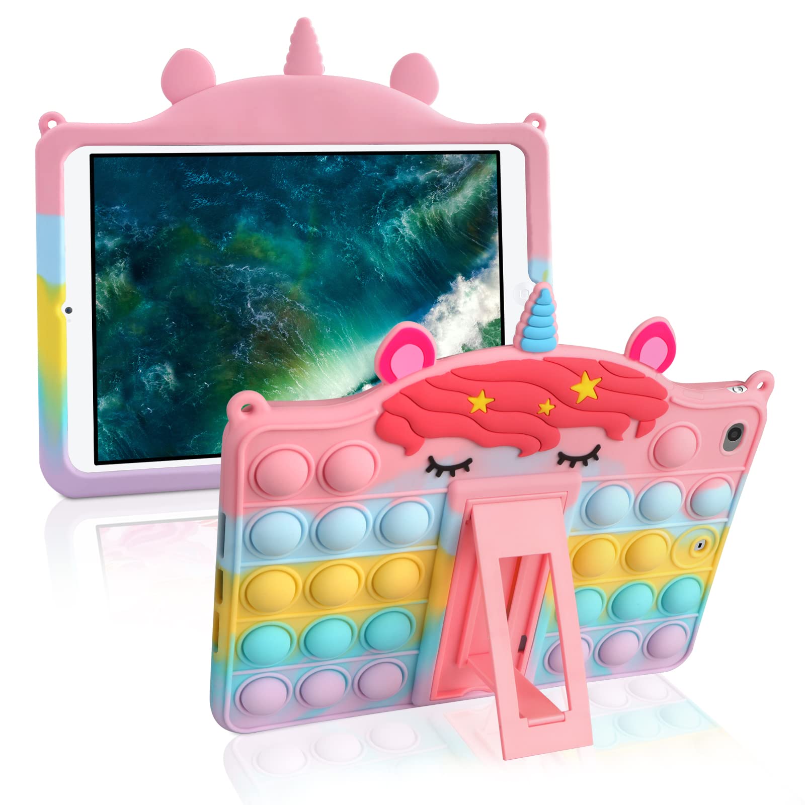 Unicorn Ipad Mini Pop It Case Vofolen Case Compatible With Ipad - Main Image