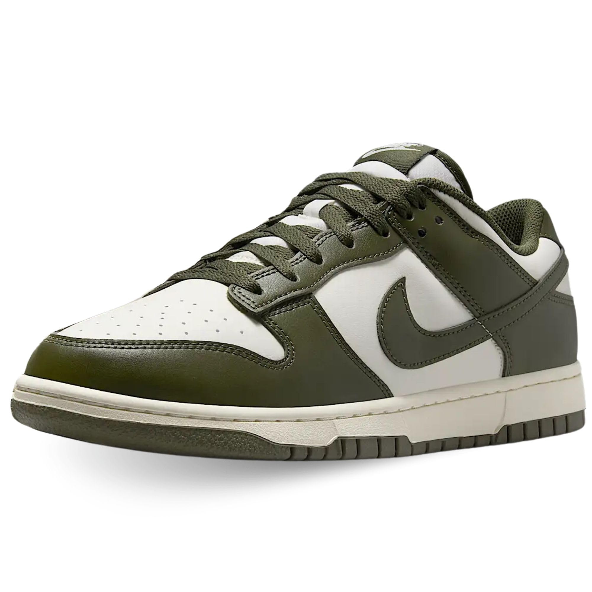 Dunk Low Retro in Pale Ivory + Cargo Khaki