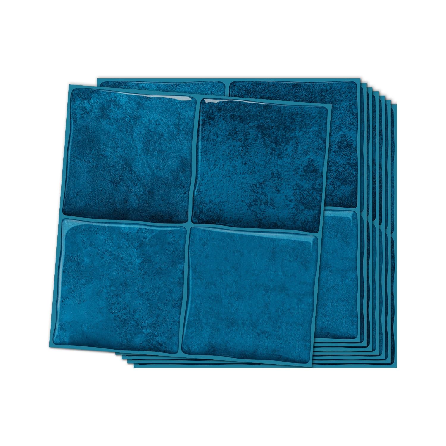 Sohouu 48Pcs 3D Self-Adhesive Wall Tiles Waterproof Peel And Stick Tile Stickers(48Pcs)