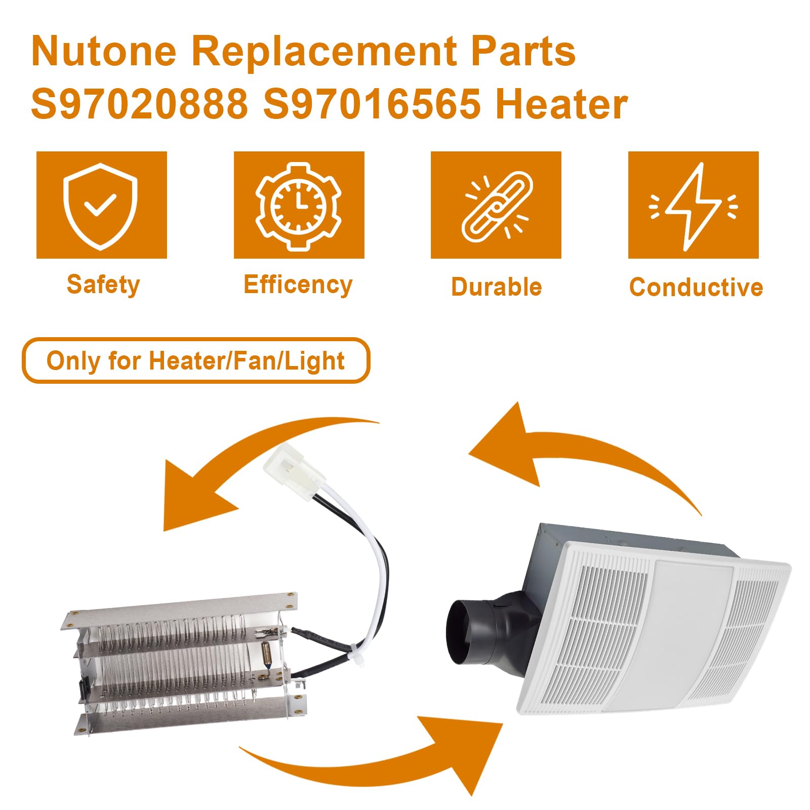 Broannutone S97020888 Heater Element Only For Heater Fan Lightnull
