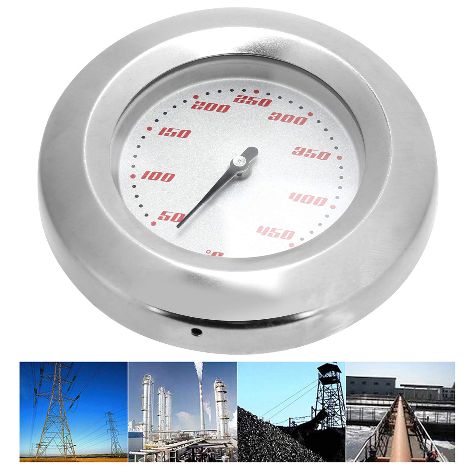Thermomètre Fahrenheit pour Barbecue au charbon de bois, jauge de