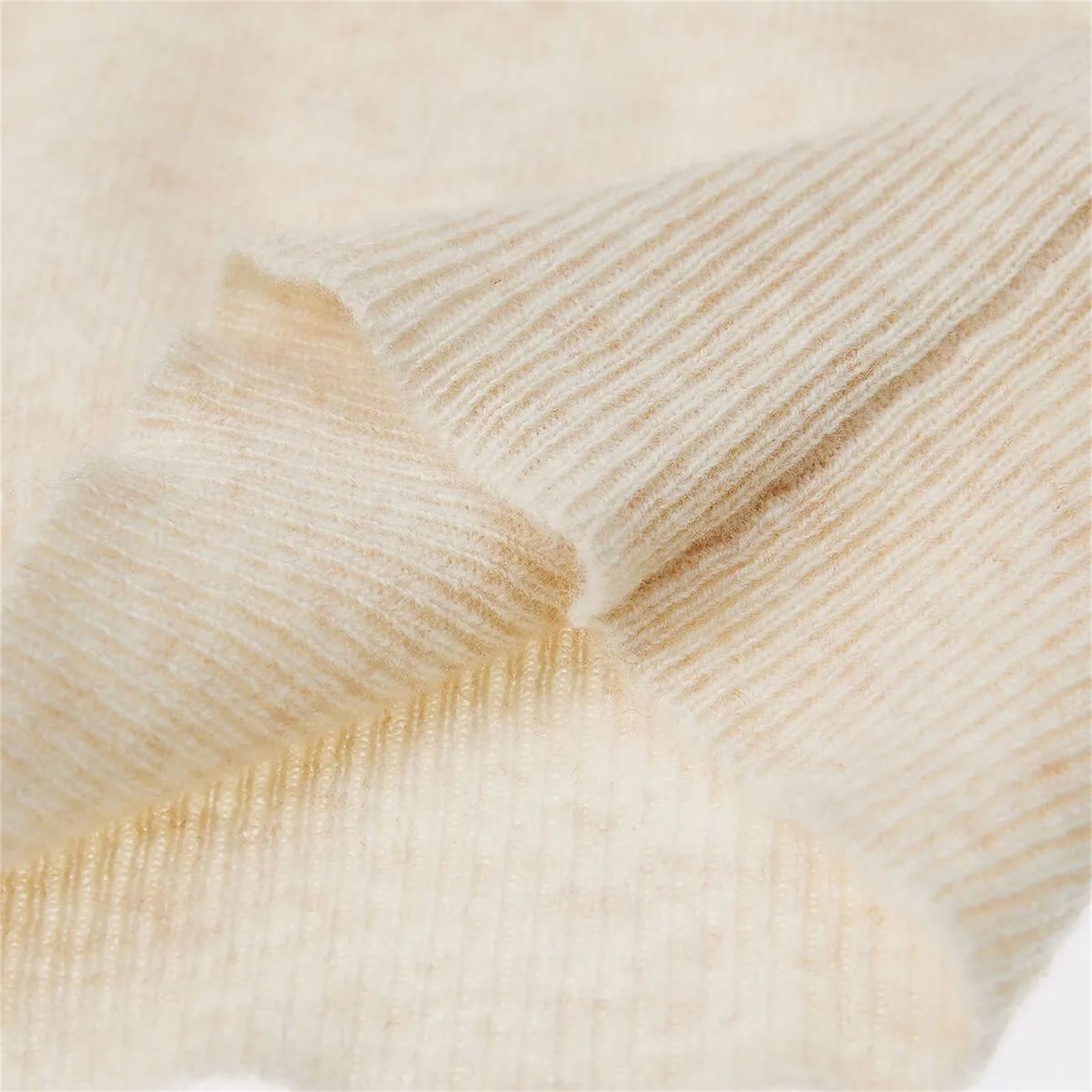 Maglione da Donna in Cashmere Lavorato A Maglia 100% Lana Merino O-Collo Pullover Vintage Autunno Inverno Caldo