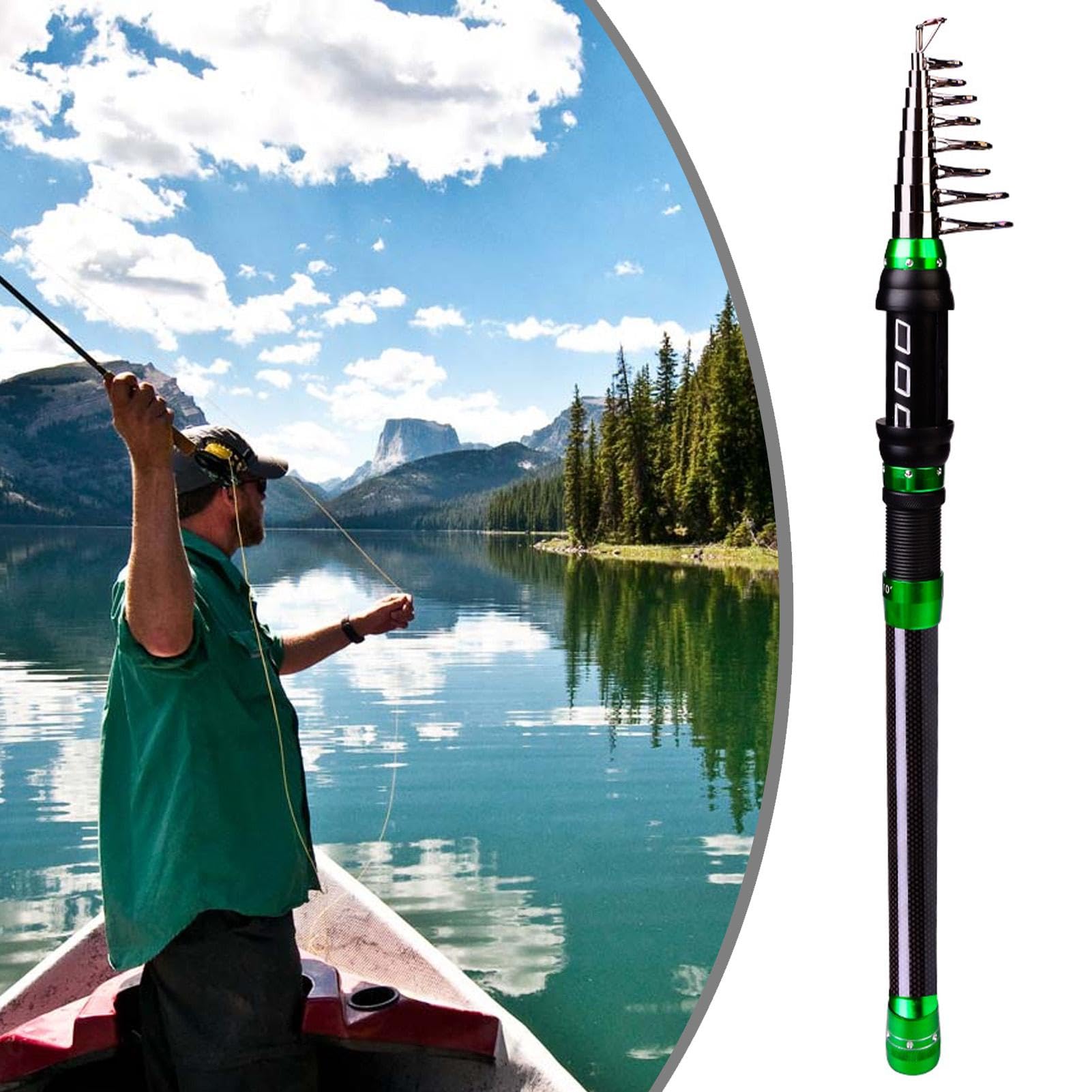 Canna da Pesca Telescopica - Attrezzatura da Pesca al Miglior