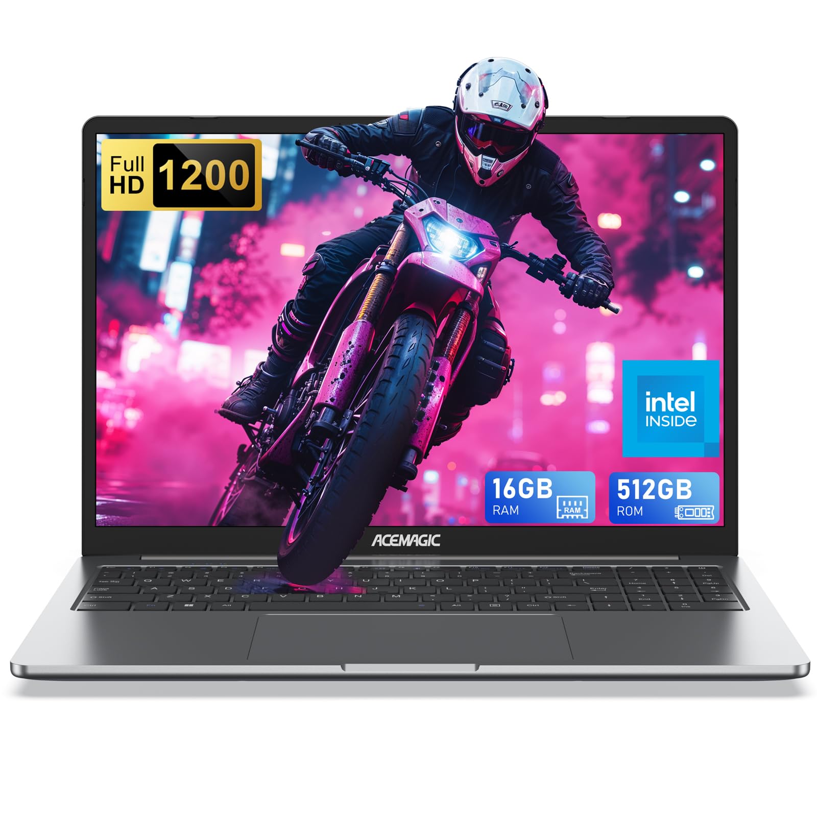 ACEMAGIC ノートPC 16GB/512GB ACEMAGIC ノートパソコン 新品 AMD Ryzen 7 5700U 16.1インチIPS