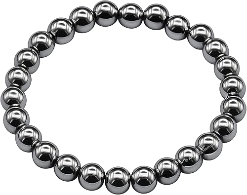 Miniatura 888 de Amazing Gemstone Pulsera de cristal para mujeres y hombres, pulsera de cristal curativo de protección, pulsera elástica con cuentas de piedras