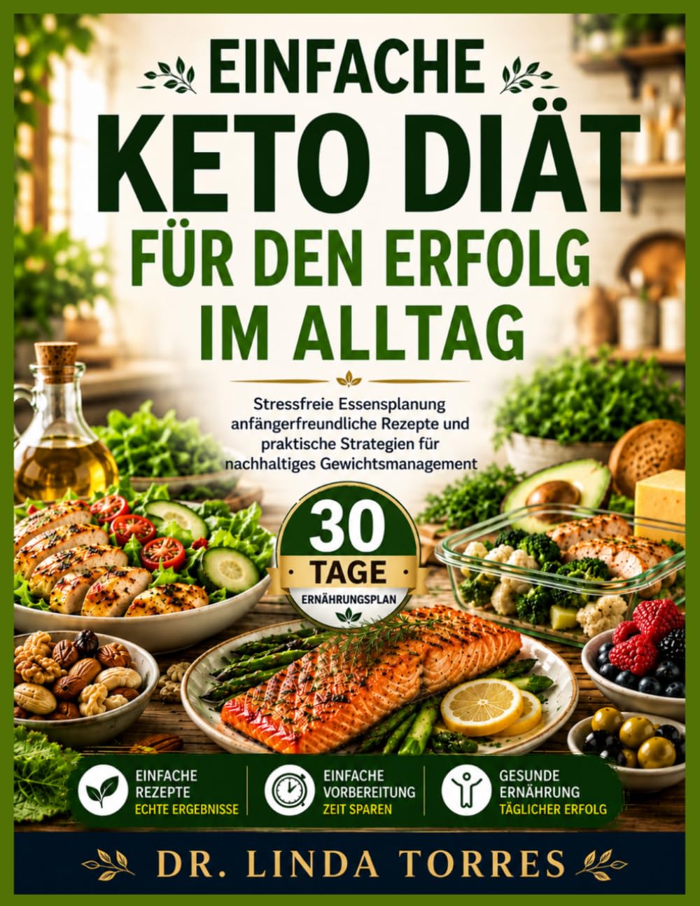EINFACHE KETO DIÄT FÜR DEN ERFOLG IM ALLTAG: Stressfreie Essensplanung anfängerfreundliche Rezepte und praktische Strategien für nachhaltiges Gewichtsmanagement