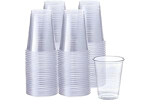 Bluesky Trading Clear Plastic Cups - 7 oz. (100-Pack)