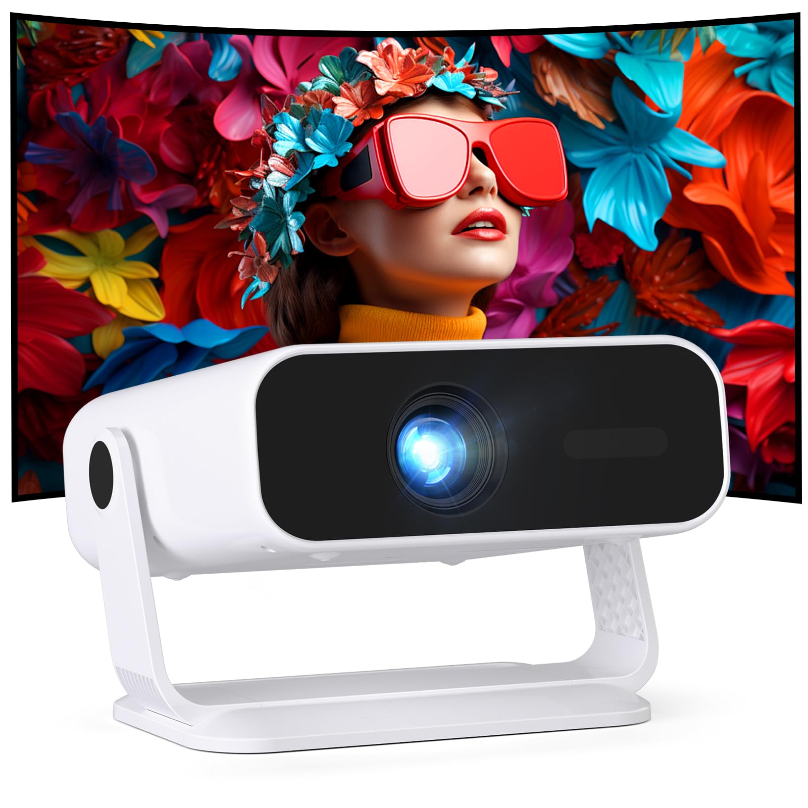 Projecteur Vidéo de Jour 4K WiFi Bluetooth FHD 1080P