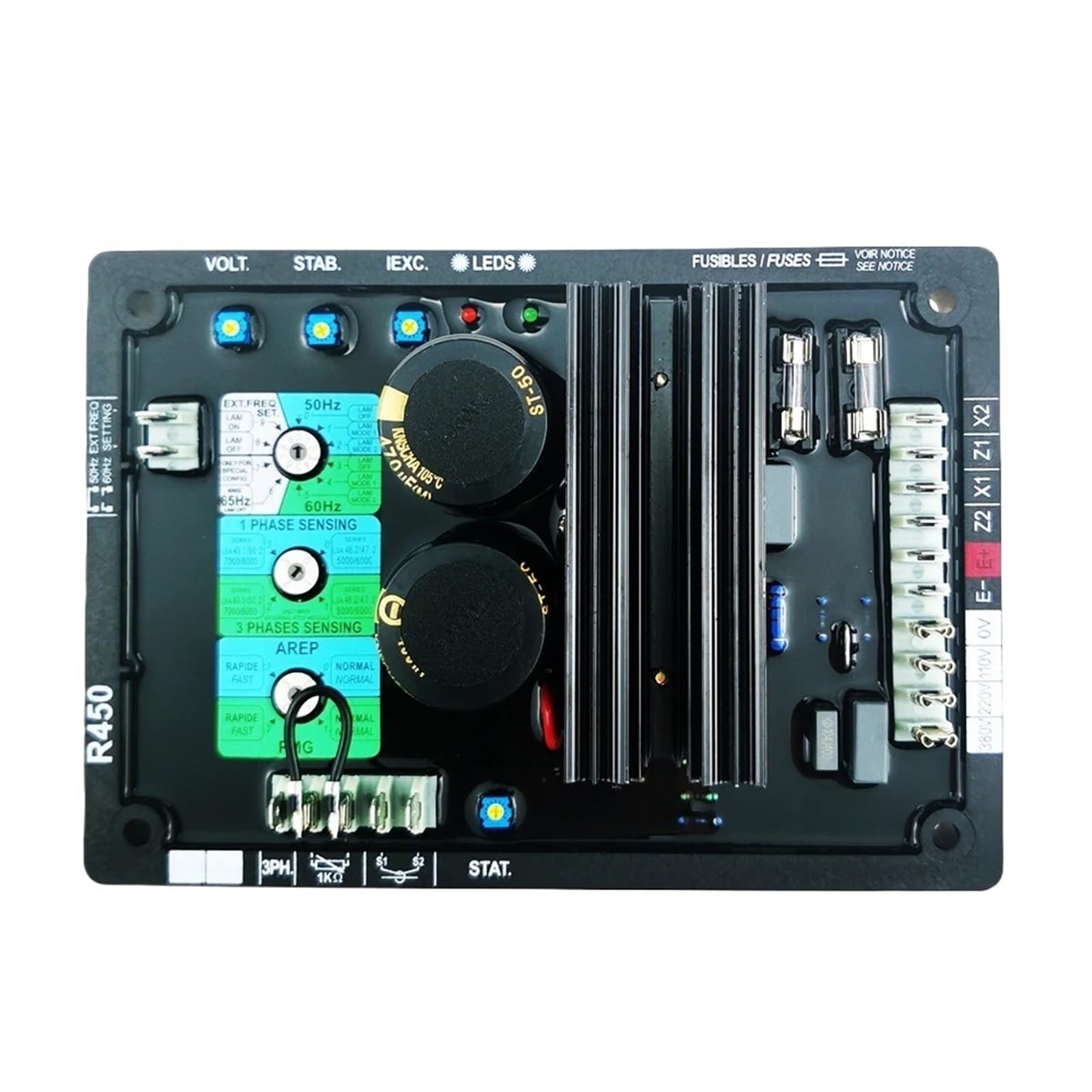 CBRBLCIUL 1PCS AVR R450 R450M R450T Automatic Voltage Regulator Integrated Circuit Alternator Generator Parts(R450)