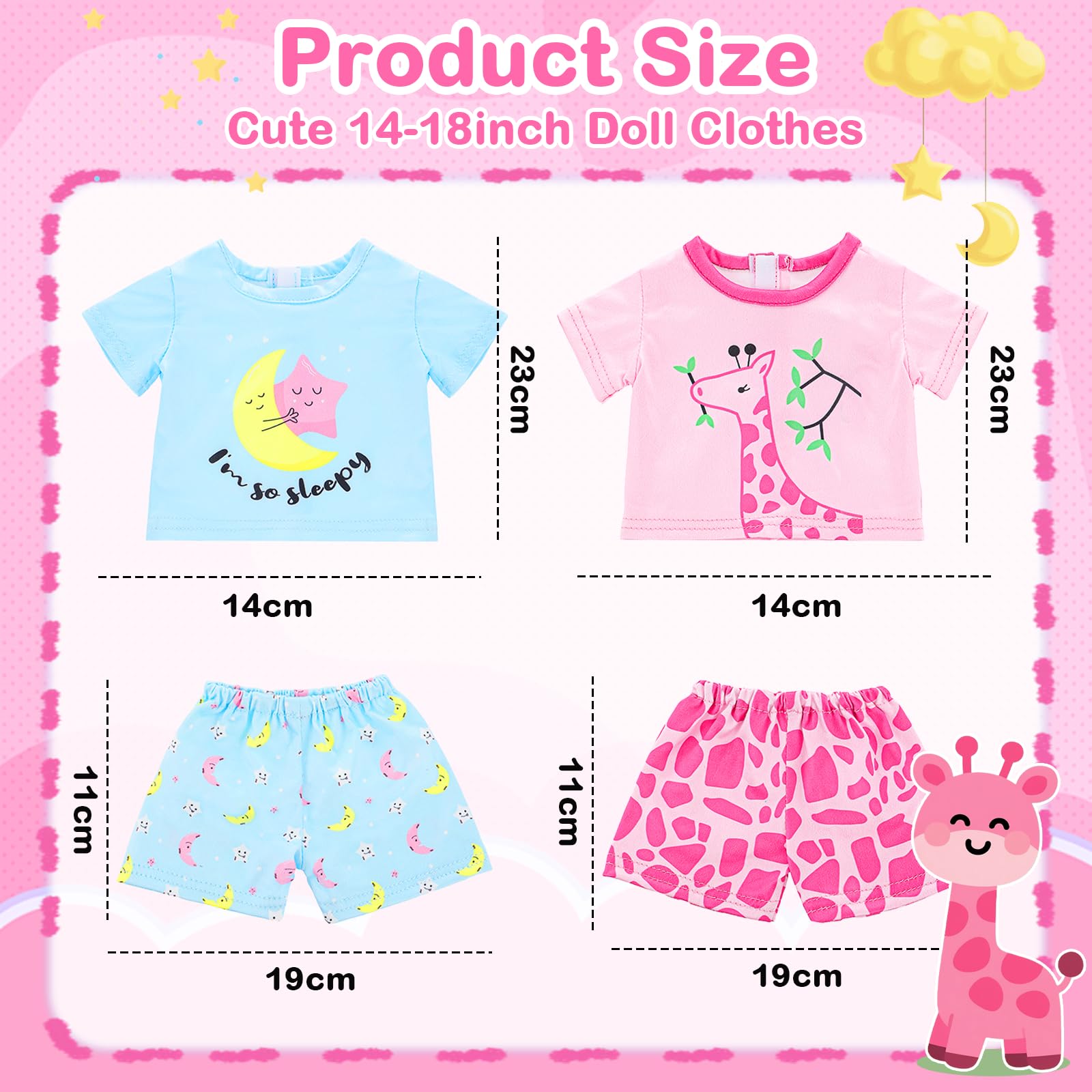 Baby Doll Clothes for 14-18 inch Baby Dolls - Image 2