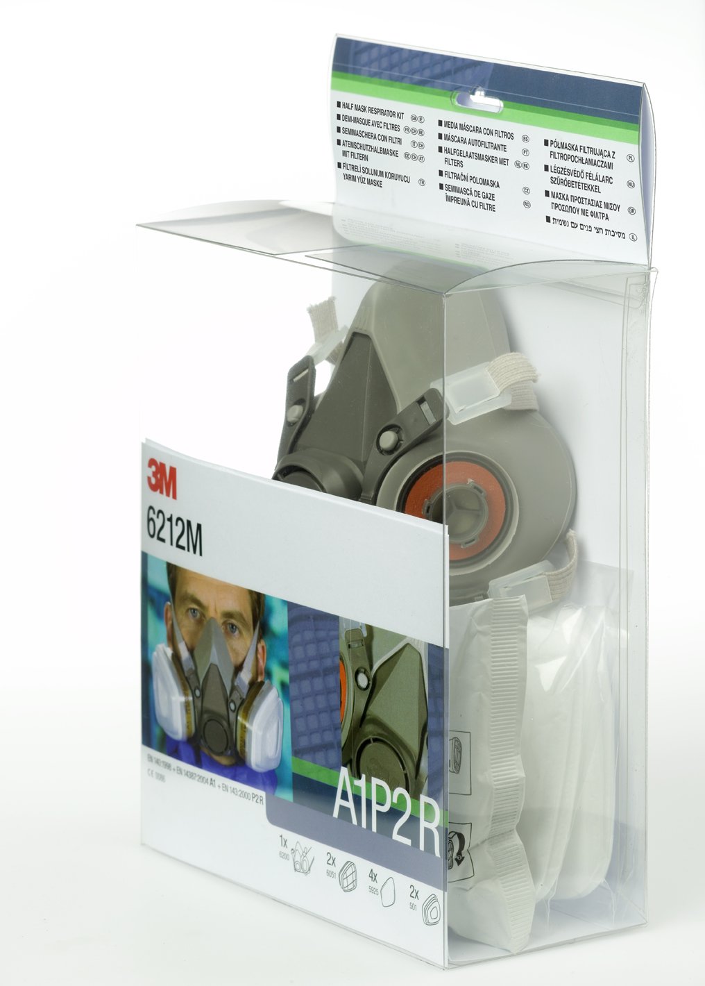 3M 6212M - Pack 6200 A1P2 R (6051 A1+ 5925 P2R) (4 unidades)
