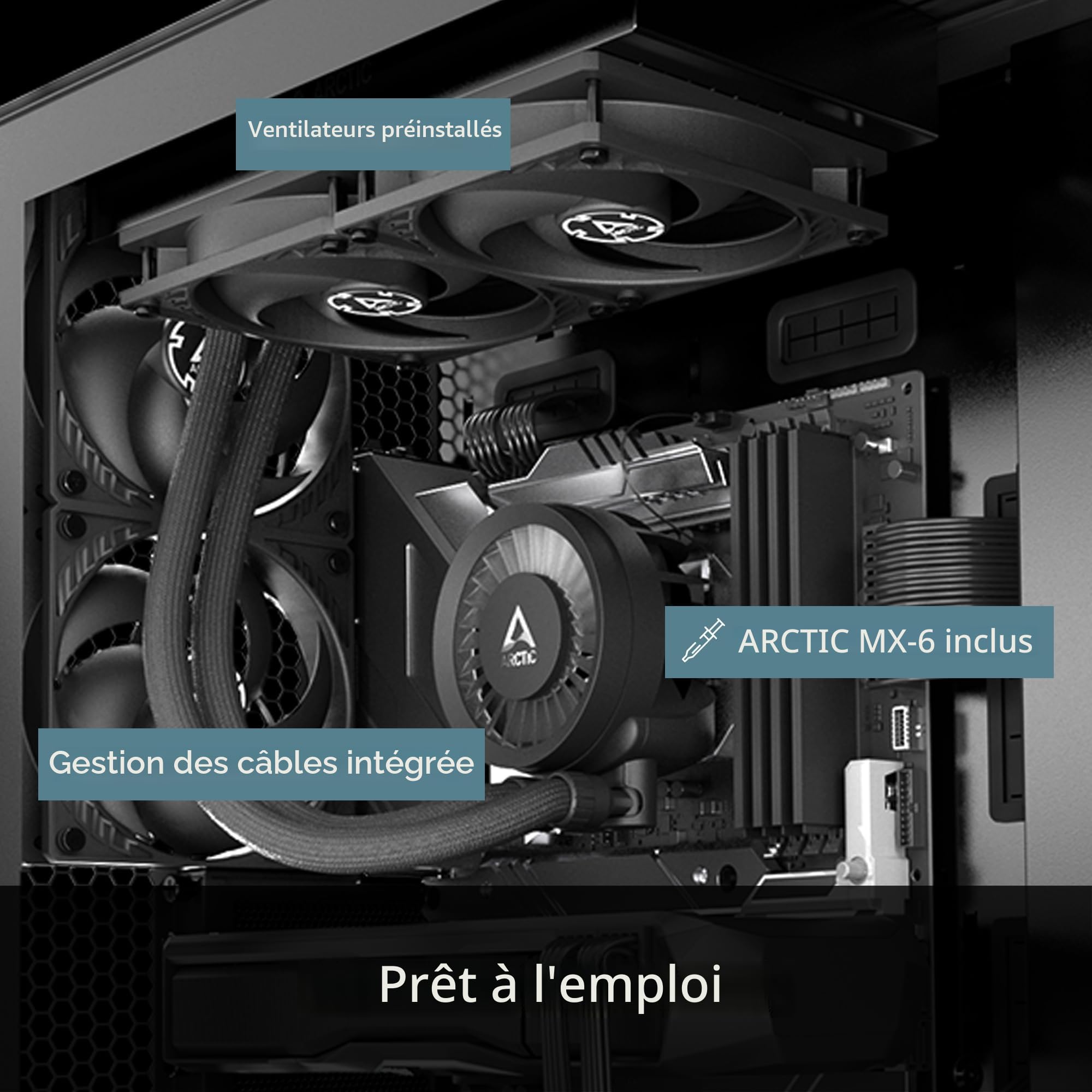ARCTIC Liquid Freezer III 280 - PC à refroidissement par eau, AIO