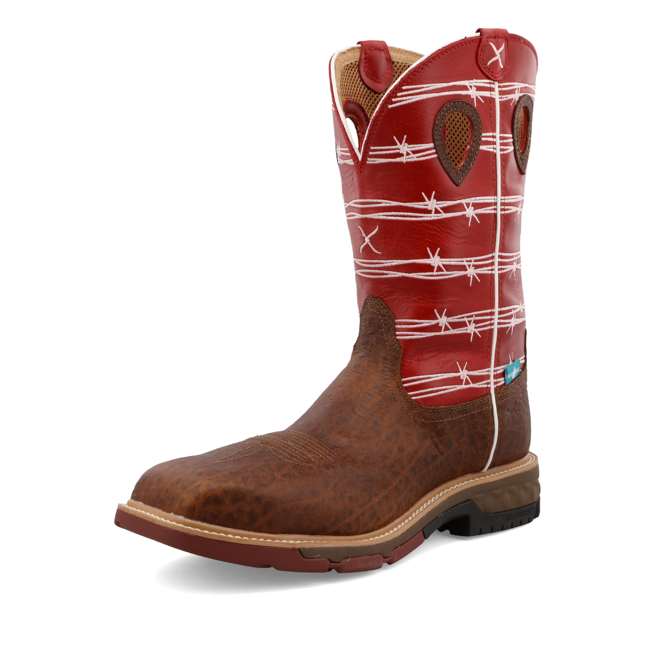 Twisted X Men's12 Pull On Nano Composite Toe Waterproof Western Work Boot