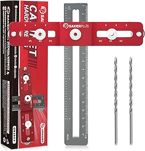 SakerPlus Cabinet Hardware Jig,Adjustable Cabinet Handle Template Tool ...