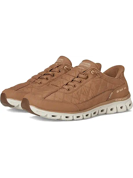 Женские кроссовки SKECHERS Glide-Step At Ease Cozy Fit Hands Free Slip-Ins на каждый день