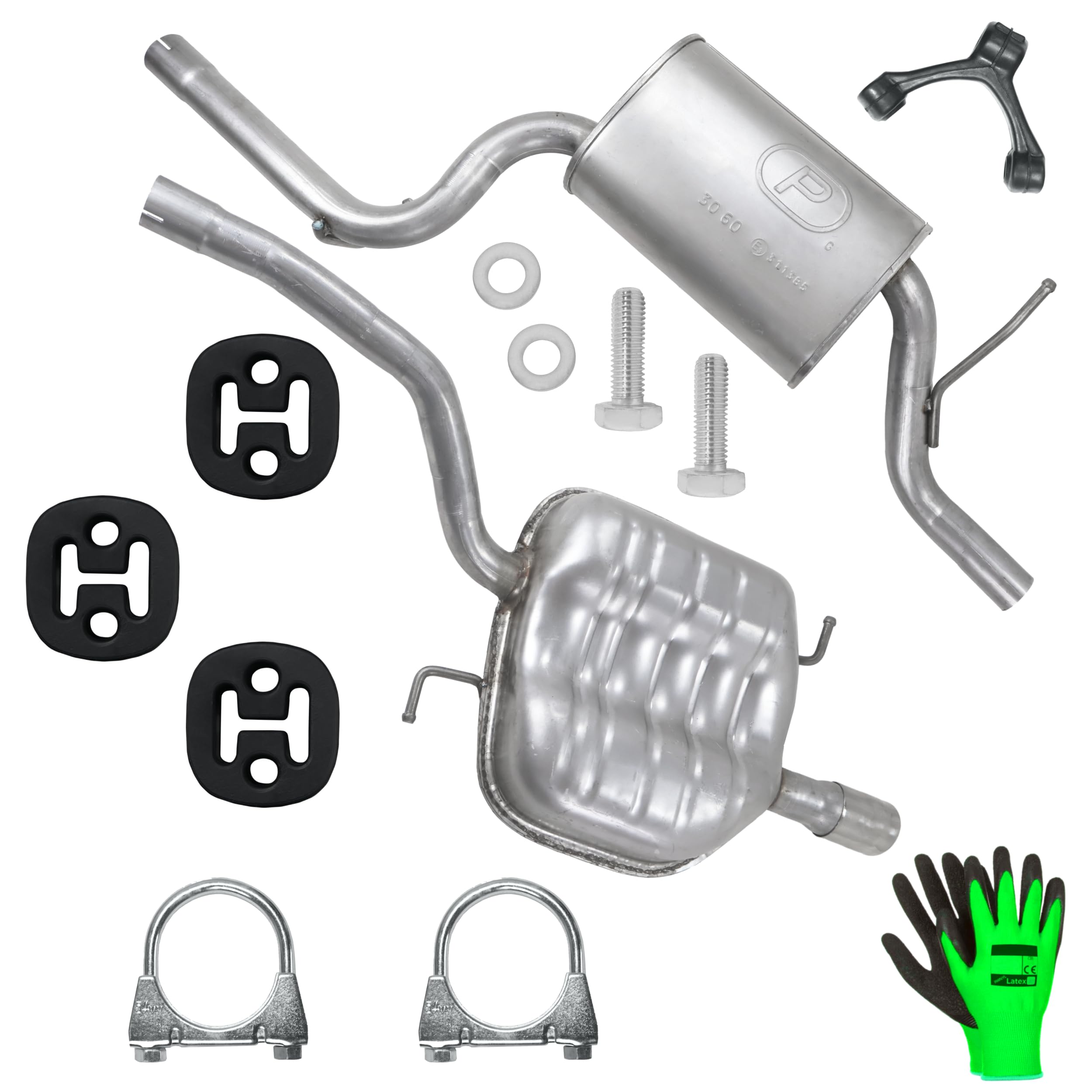 POLMOstrow Auspuff für VW Passat B6 2005-2008