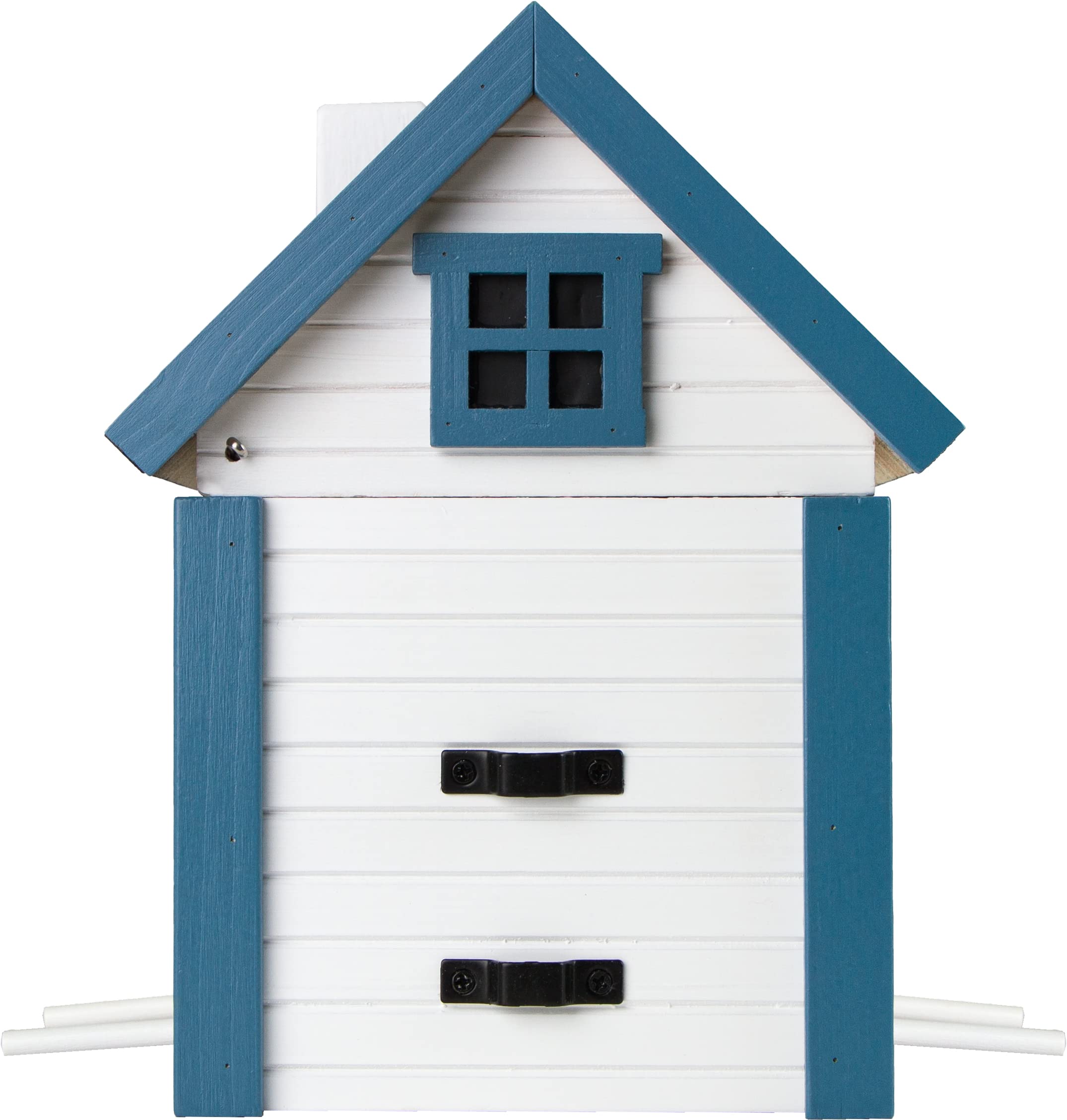 Wildlife Garden WG103 Multiholk Seeschuppen - Der Kombinierte Vogelfutterhaus und Nistkasten/Vogelhaus aus Holz