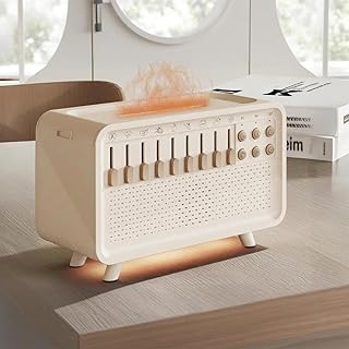 3-in-1 White Noise Night Light Humidifier & Sound Machine, 8 Soothing Ambient Sounds with USB-Powered Portable Design for & Sleep, Meditation, Yoga & Study