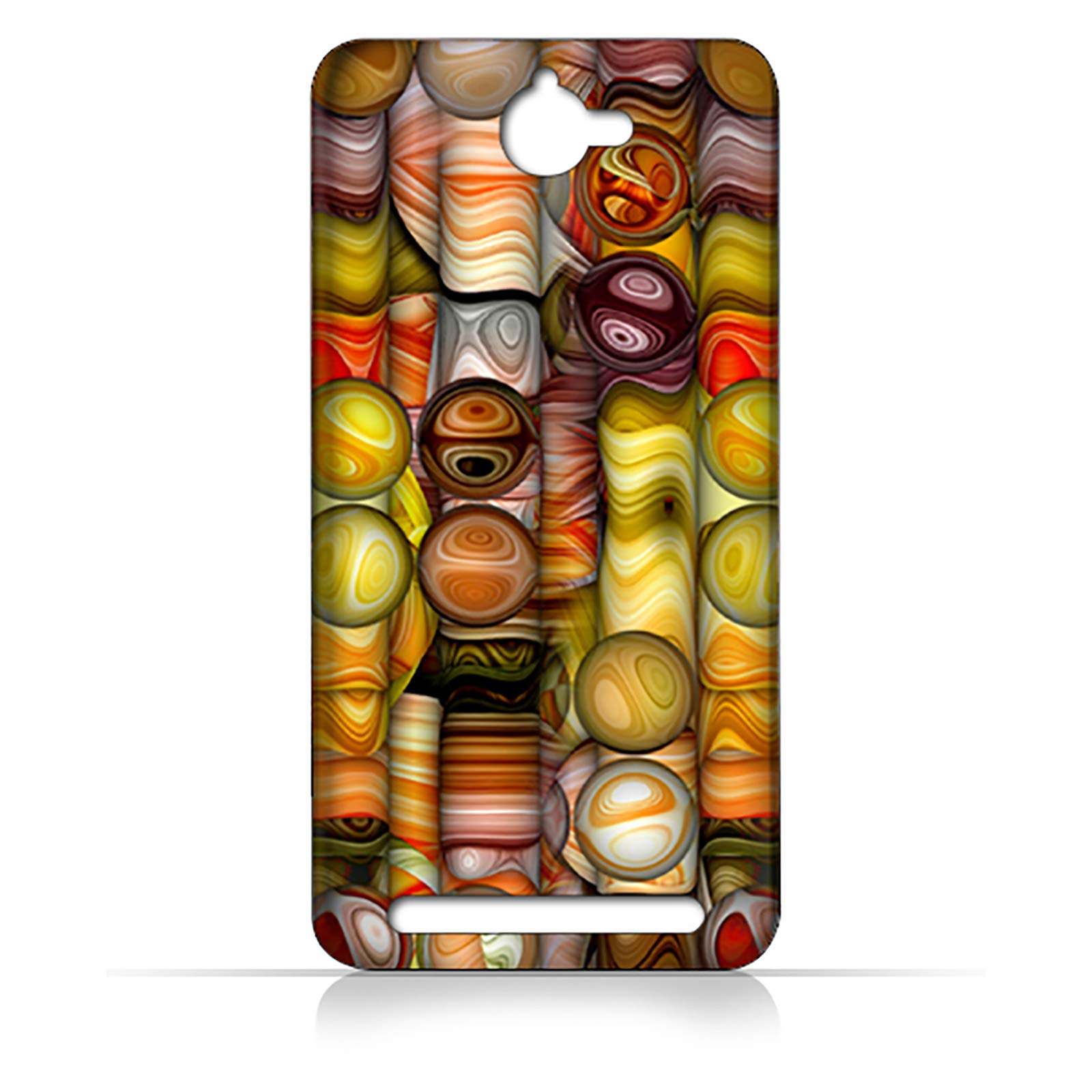 AMCDesign Alcatel One Touch Flash 6042D Natural Dried Leaf Case - Multi Color