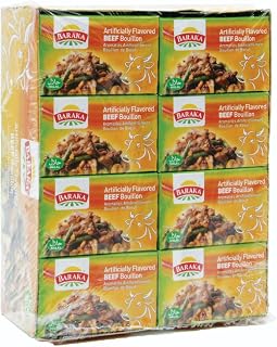 Baraka's-Halal Beef Bouillon Cubes, 24 count (Pack of 1)