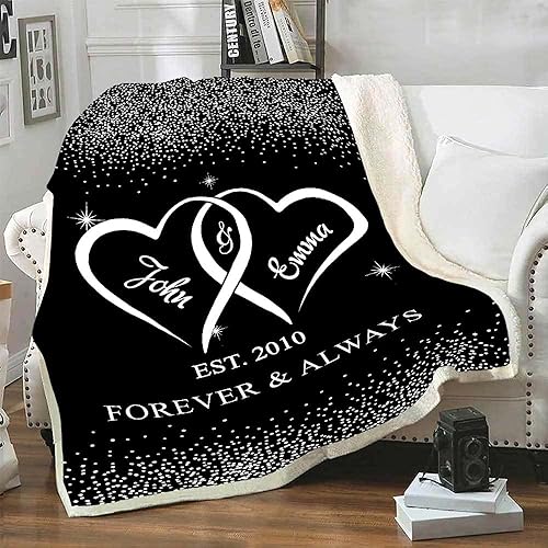 Miniatura 3 de Forever & Always, nombre personalizado y est, regalo para él/ella, la mejor calidad y de primera calidad, cumpleaños, aniversario, regalo de boda