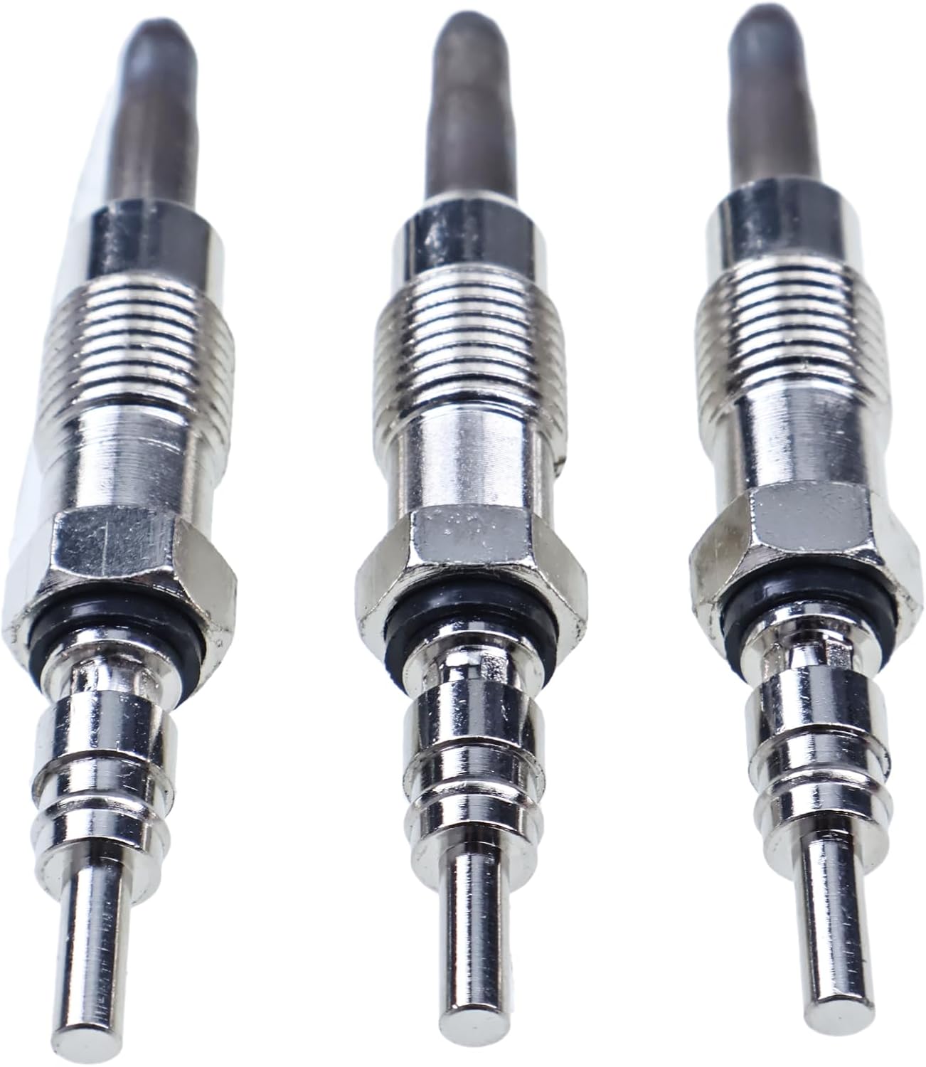 3X Glow Plugs N10302102 1000201036 0250201036 Compatible With Volkswagen Beetle Golf Jetta IV 1J1 1.9L TDI 1896CC Engine