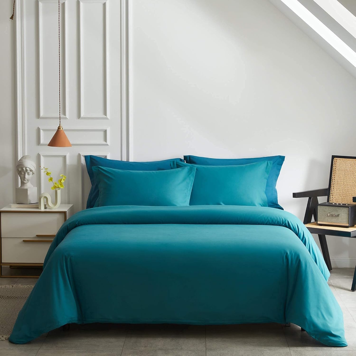 La Calypso Bedding 100 Cotton 400 Thread Count Duvet Set