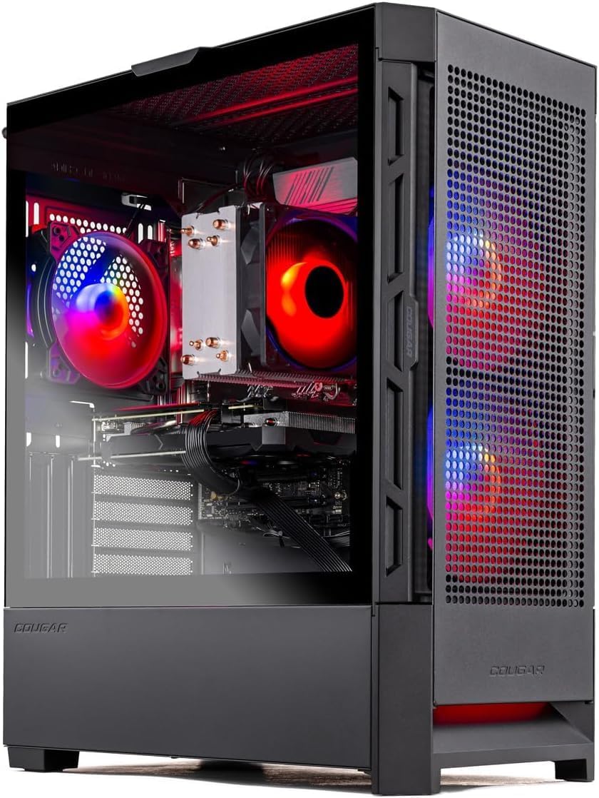 Skytech Gaming Blaze4 Mini Gaming PC, AMD Ryzen 7 5700 3.7GHz, NVIDIA RTX 5050 8GB VRAM, 1TB NVMe SSD, 16GB DDR4 RAM 3200, 650W Gold PSU, WI-FI 5, Windows 11, Desktop