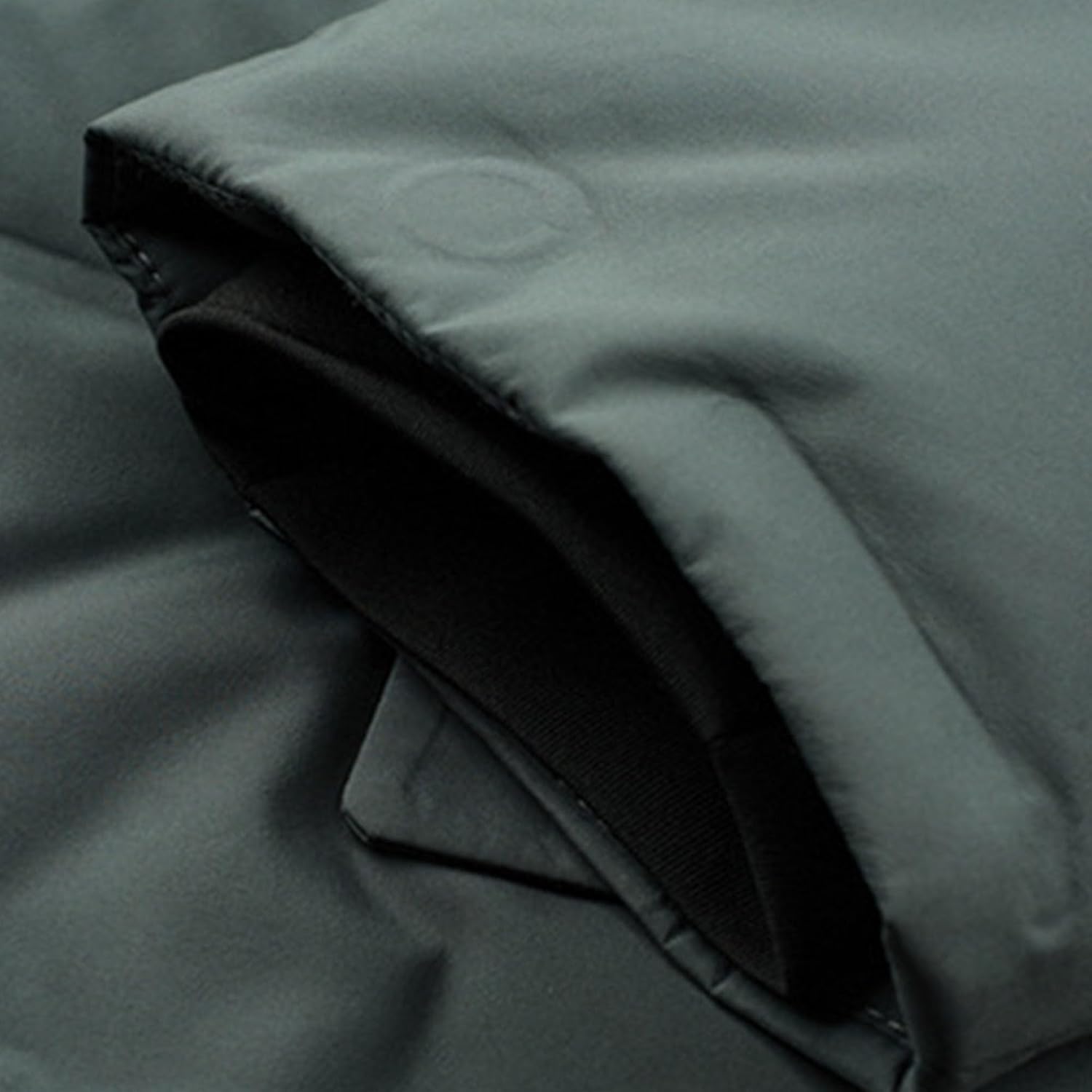 Men's Down Suit Jacket Business Casual Windproof Puffer Coat Skinny Winter Warm Padded Qulited Outwear