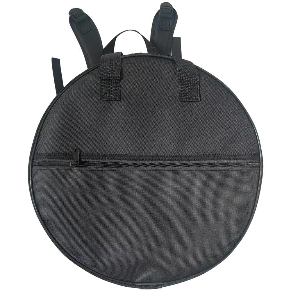 Baokuan Black Oxford Cloth Snare Drum Bag Waterproof Drum Storage Backpack Dustproof Carry Bag With Adjustable Strap Instruments Accessories