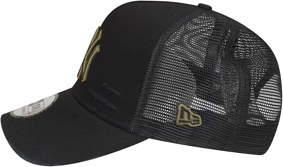 Cappello Da Camionista ECHO Nero Per Uomo - Stile Outdoor, Traspirante In Cotone