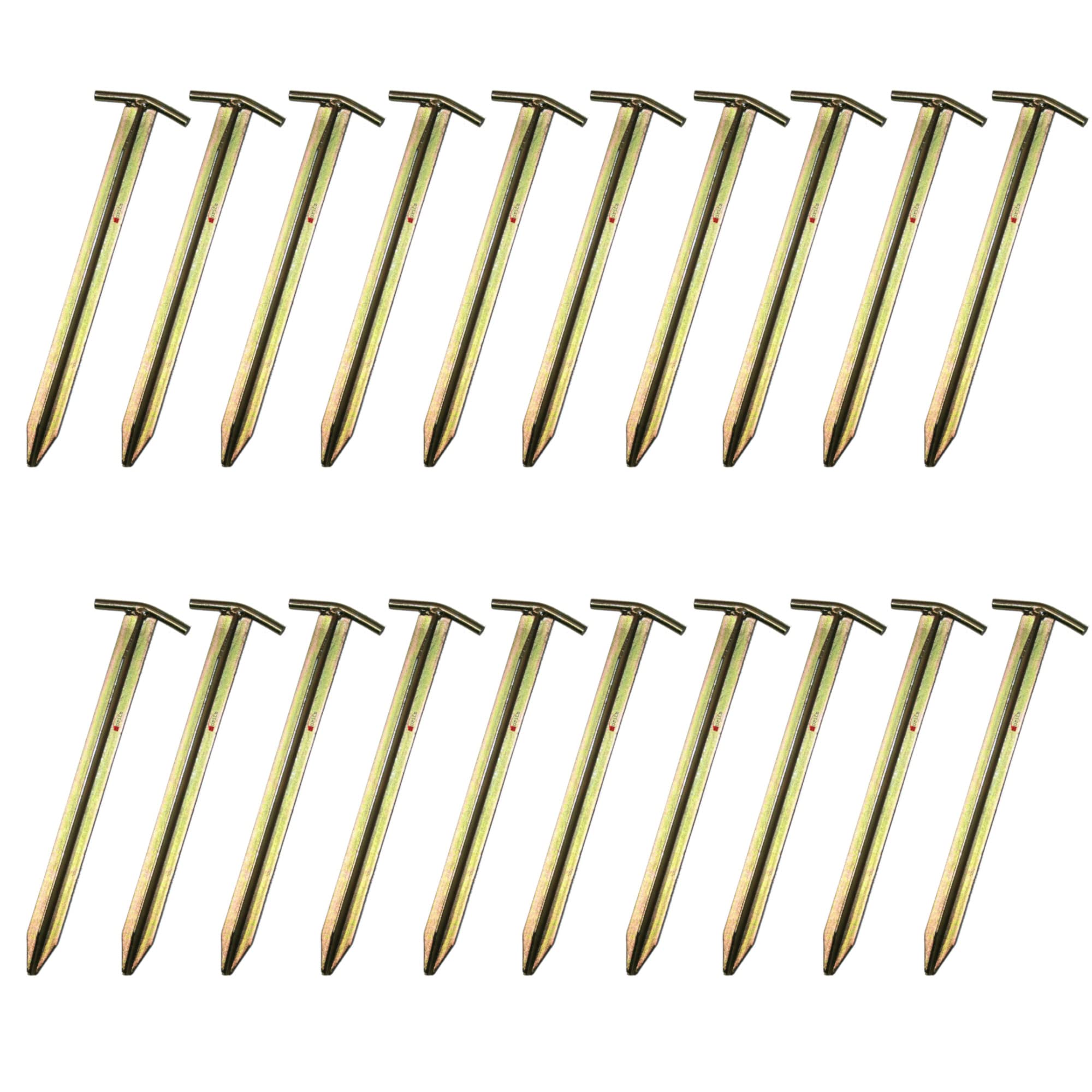 Moritz Picchetti A Croce Per Tenda E Gazebo 23 Cm - Acciaio Zincato, Diametro 6 Mm, Confezione Da 4