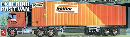 AMT 40' Fruehauf Remolque de poste exterior Dohrn Kit de modelo a escala 125