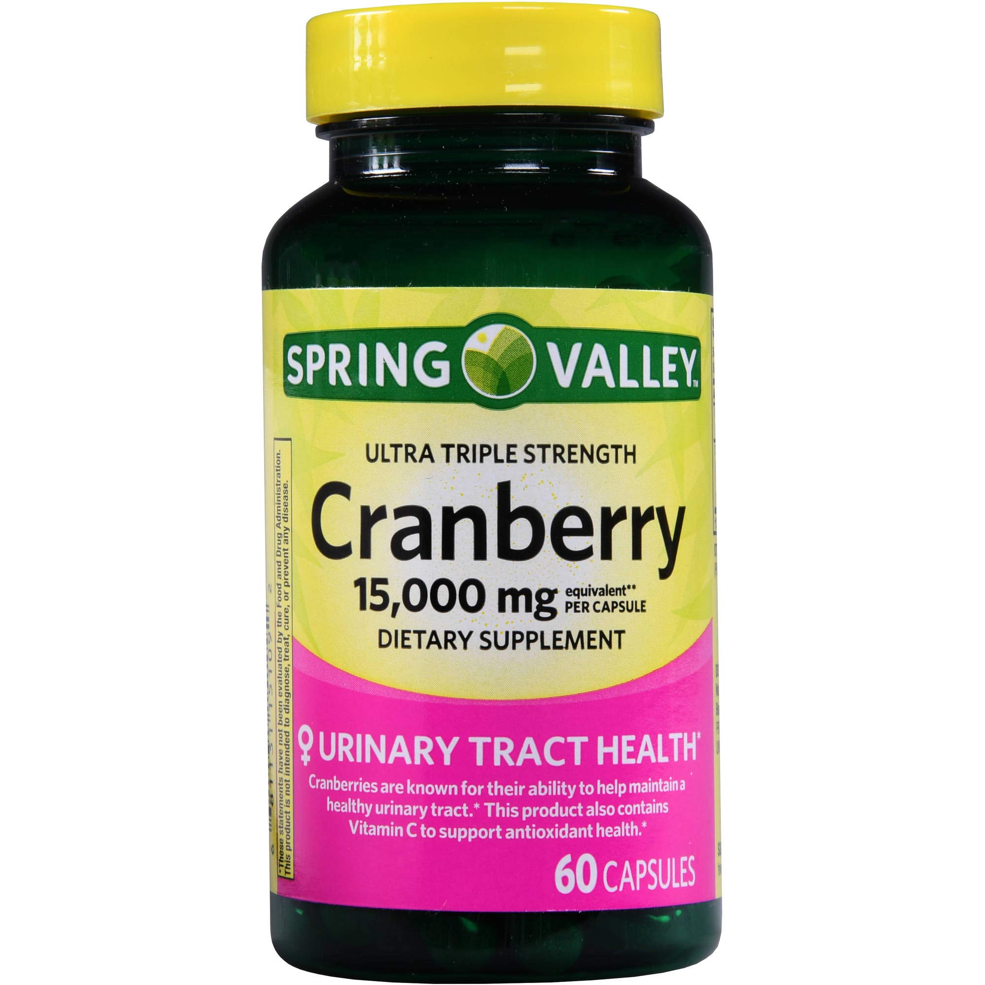 CEKKIENASpring Valley Cranberry Ultra Triple Strength, 15000 mg, 60 Capsules