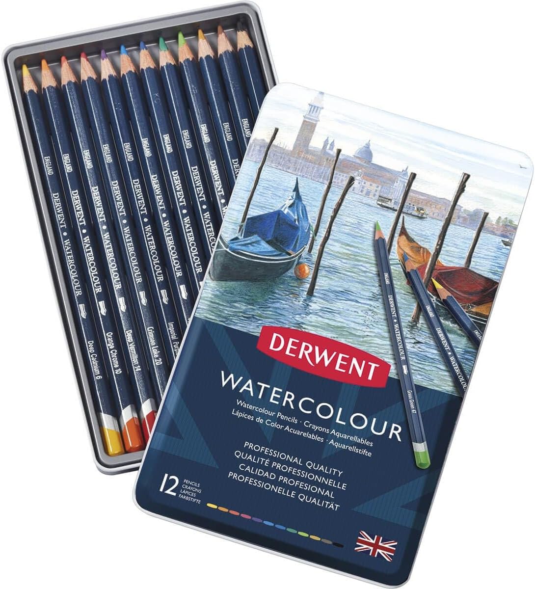 Derwent Watercolour Pencils Set of 12