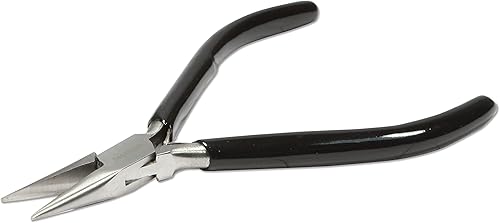 Miniatura 9 de The Beadsmith Juego de alicates de línea delgada puntas extrafinas 45 pulgadas 4 piezas nariz redonda nariz de cadena nariz plana y cortador lateral