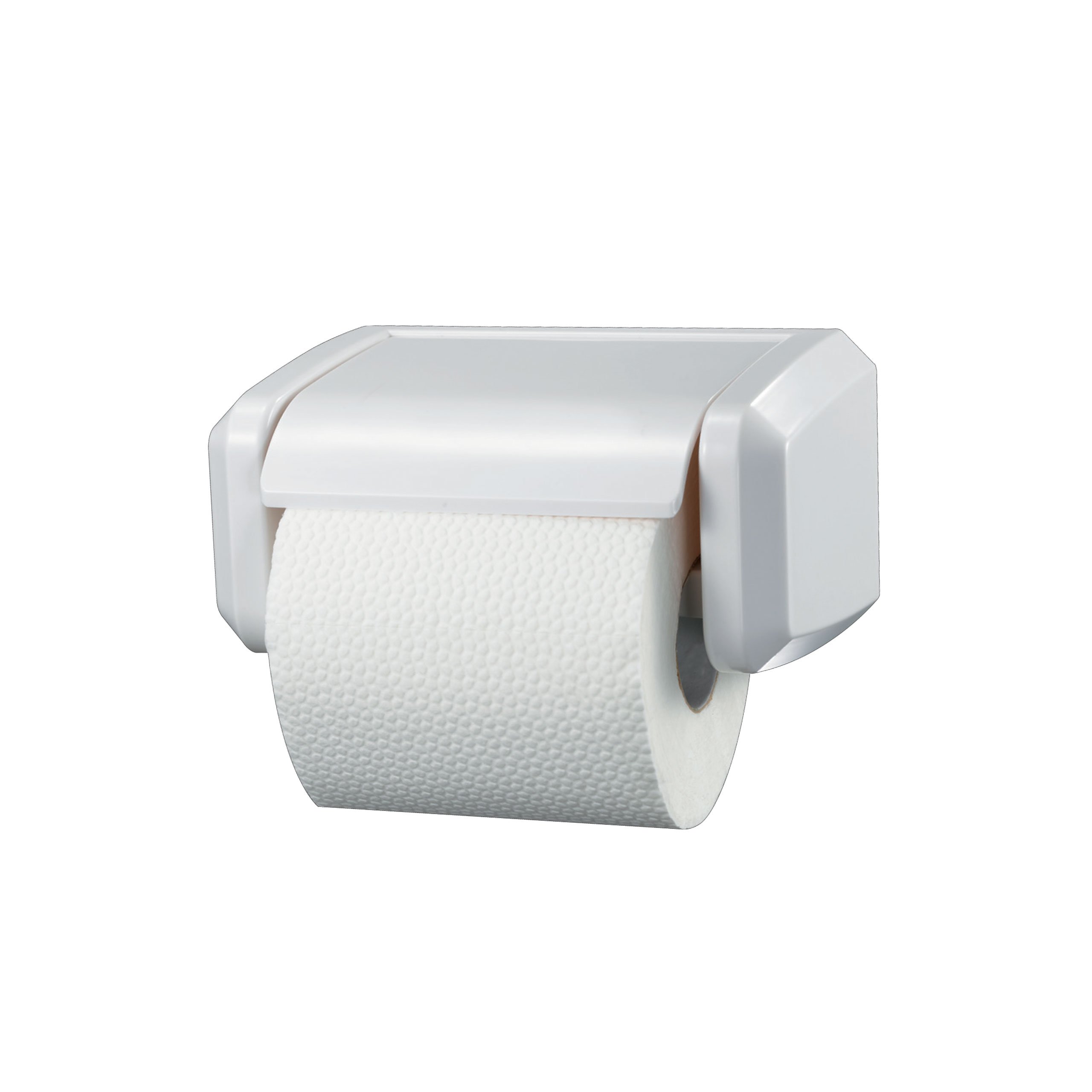 Washroom Hub White Heavy Duty Toilet Roll Holder - Standard Design For Bathroom