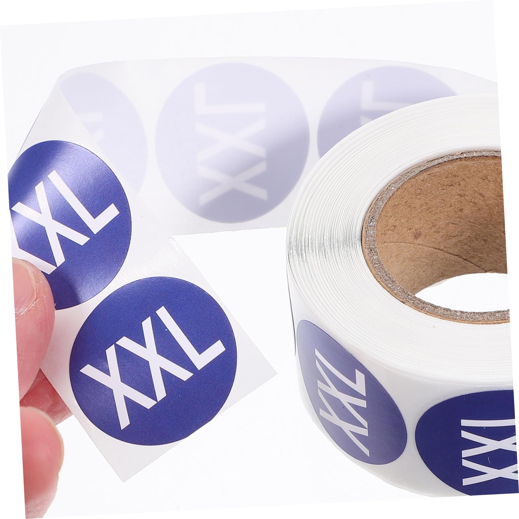 TEHAUX Lot De 4 Étiquettes Didentification De Vêtements Rondes Adhésives Faciles À Utiliser Pour La Vente Détail 7 Rouleaux X 4