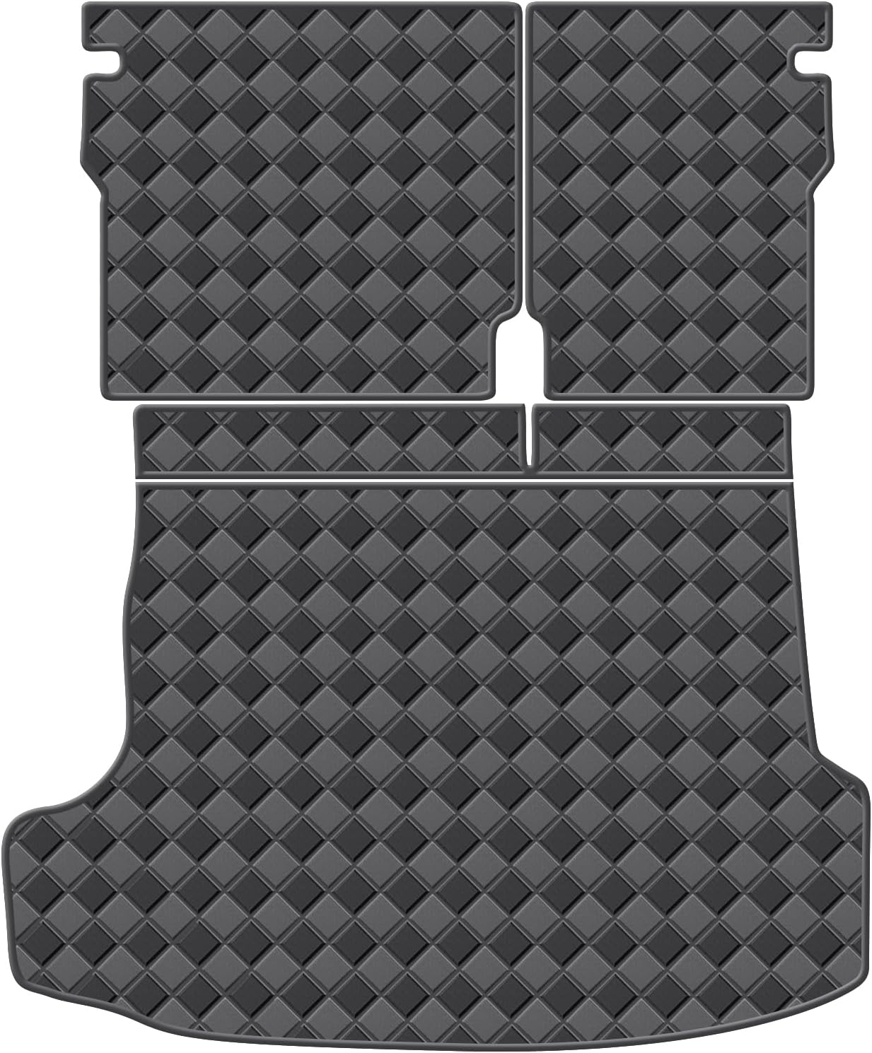 Cargo Mat & Backrest Mats for 2025 Acura ADX Accessories, All Weather Waterproof Rear Cargo Liner Rear Trunk Liner Back Seat Cover Protector