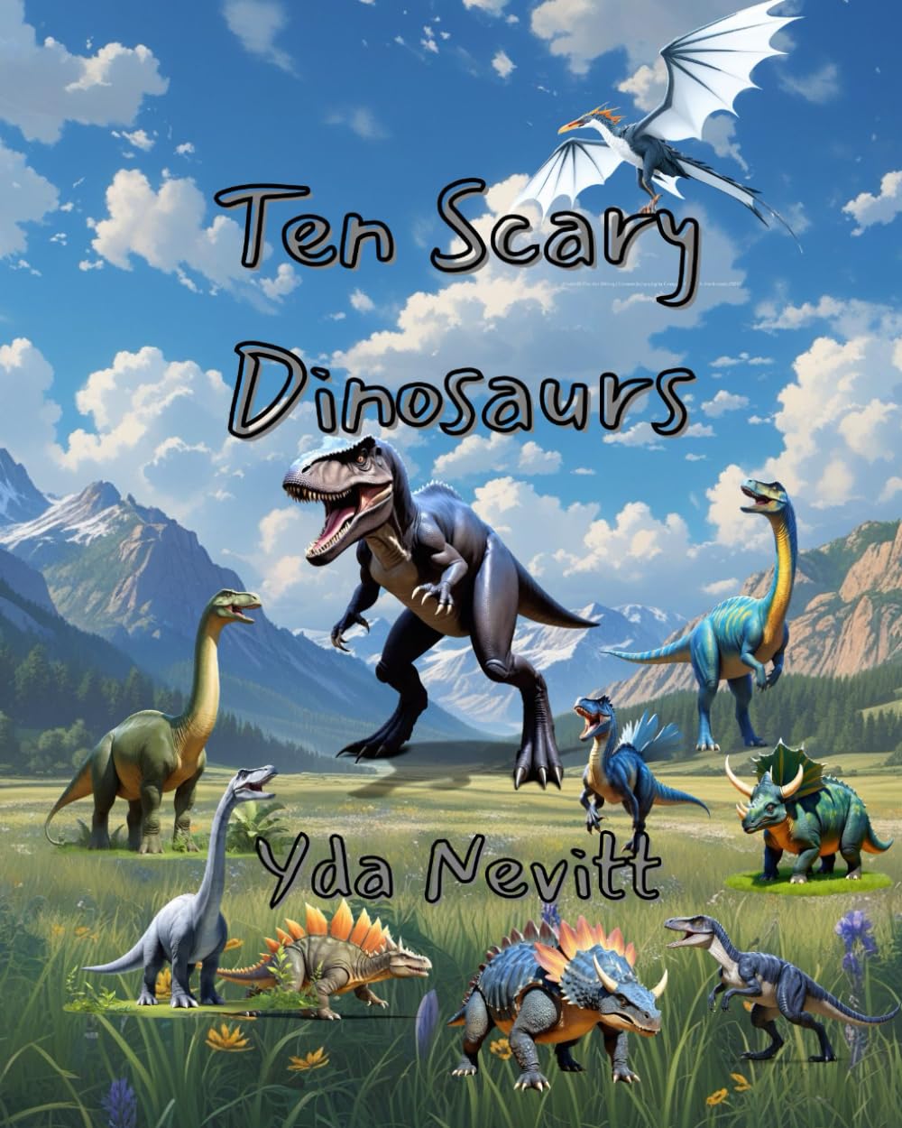Ten Scary Dinosaurs (Children's counting books)