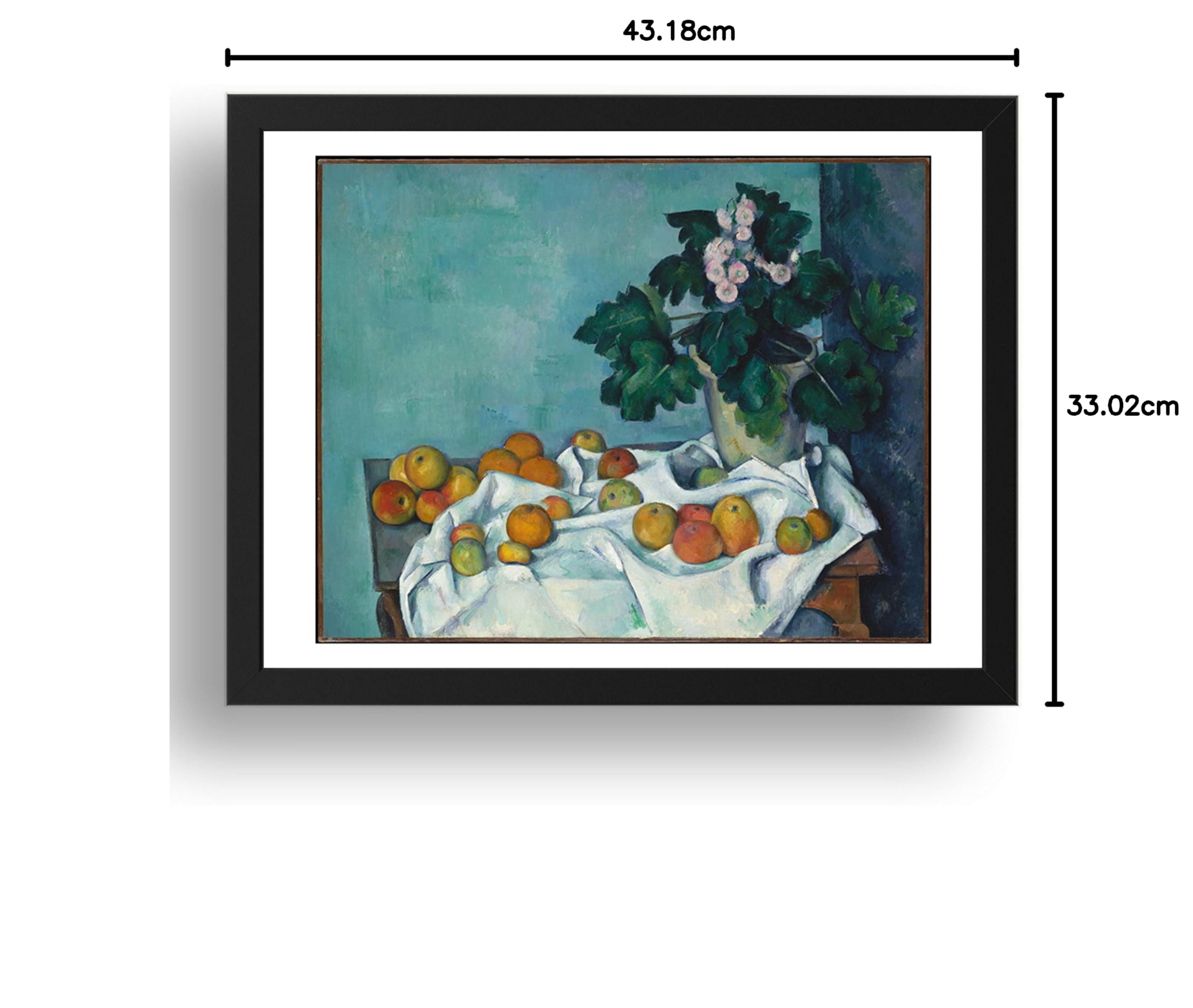 Paul Cezanne Still Life With Apples And A Pot Of Primroses