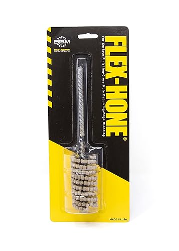 Miniatura 42 de Brush Research BC Flex Hone estándar para cilindros de freno, hidráulica y guías de válvulas, óxido de aluminio, 1-1/8 pulgadas de diámetro, grano